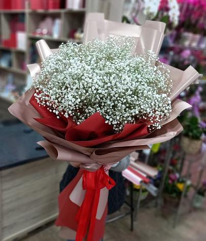 Букет цветов из: Гипсофила в Лунино