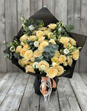 Букет цветов из:  Розы и Лизиантусы в Лунино