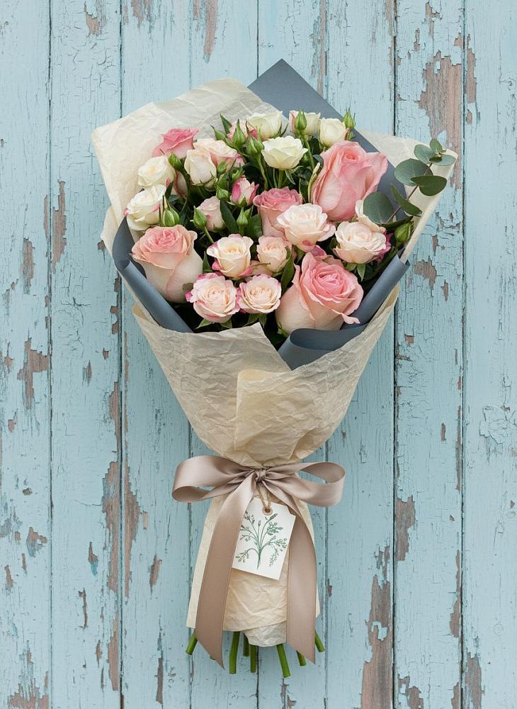 Букет цветов из: Розы в Лунино