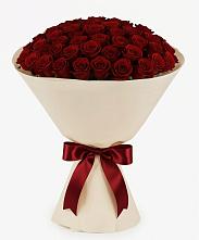 Букет 101 Бордовая роза Блэк Бакарра в Лунино