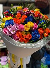 Букет цветов из:  Розы и Хризантемы #REPLACE_PRED# Лунино
