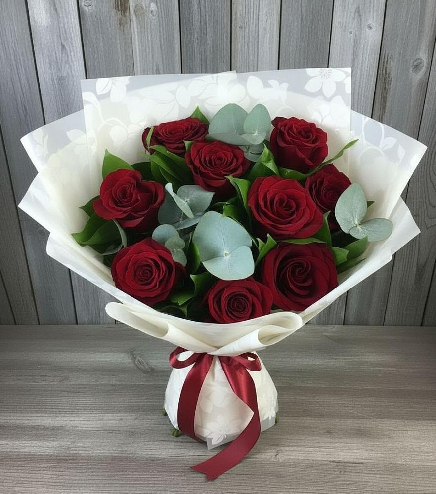 Букет цветов из: Розы в Лунино