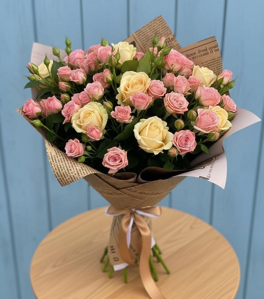 Букет цветов из: Розы в Лунино