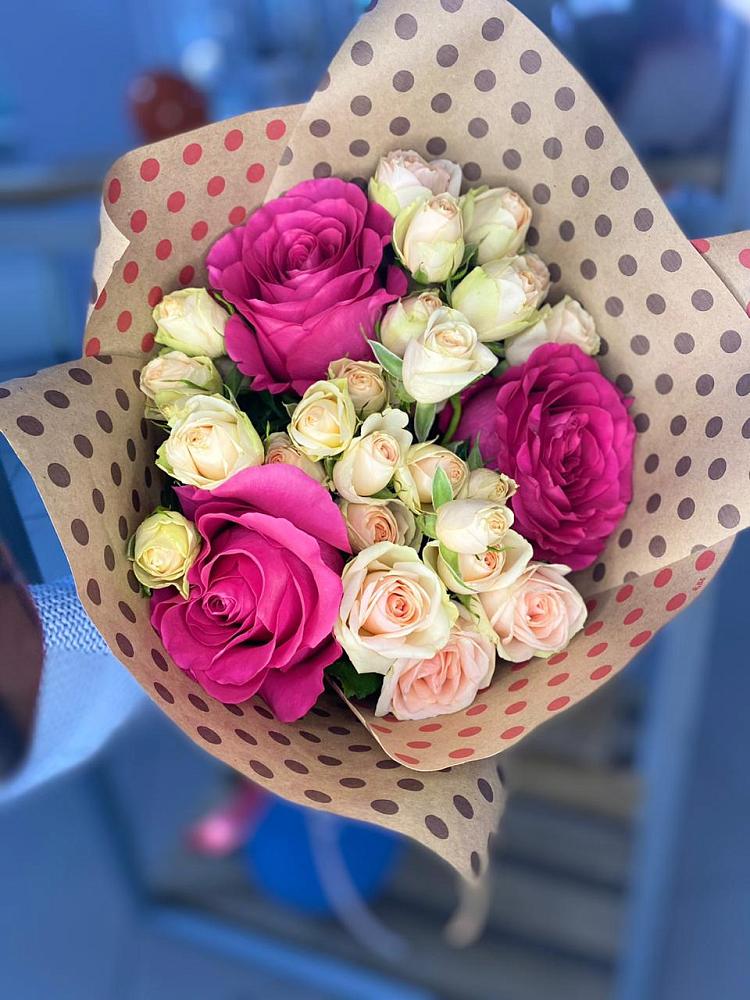 Букет цветов из: Розы в Лунино