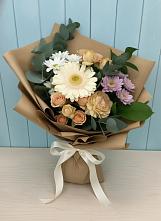 Букет цветов из:  Герберы и Хризантемы #REPLACE_PRED# Лунино