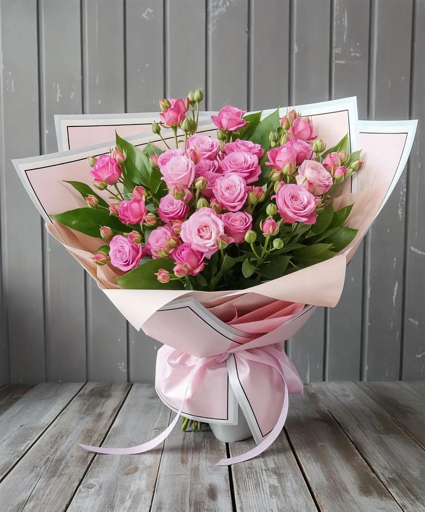 Букет Розовый кустик в Лунино
