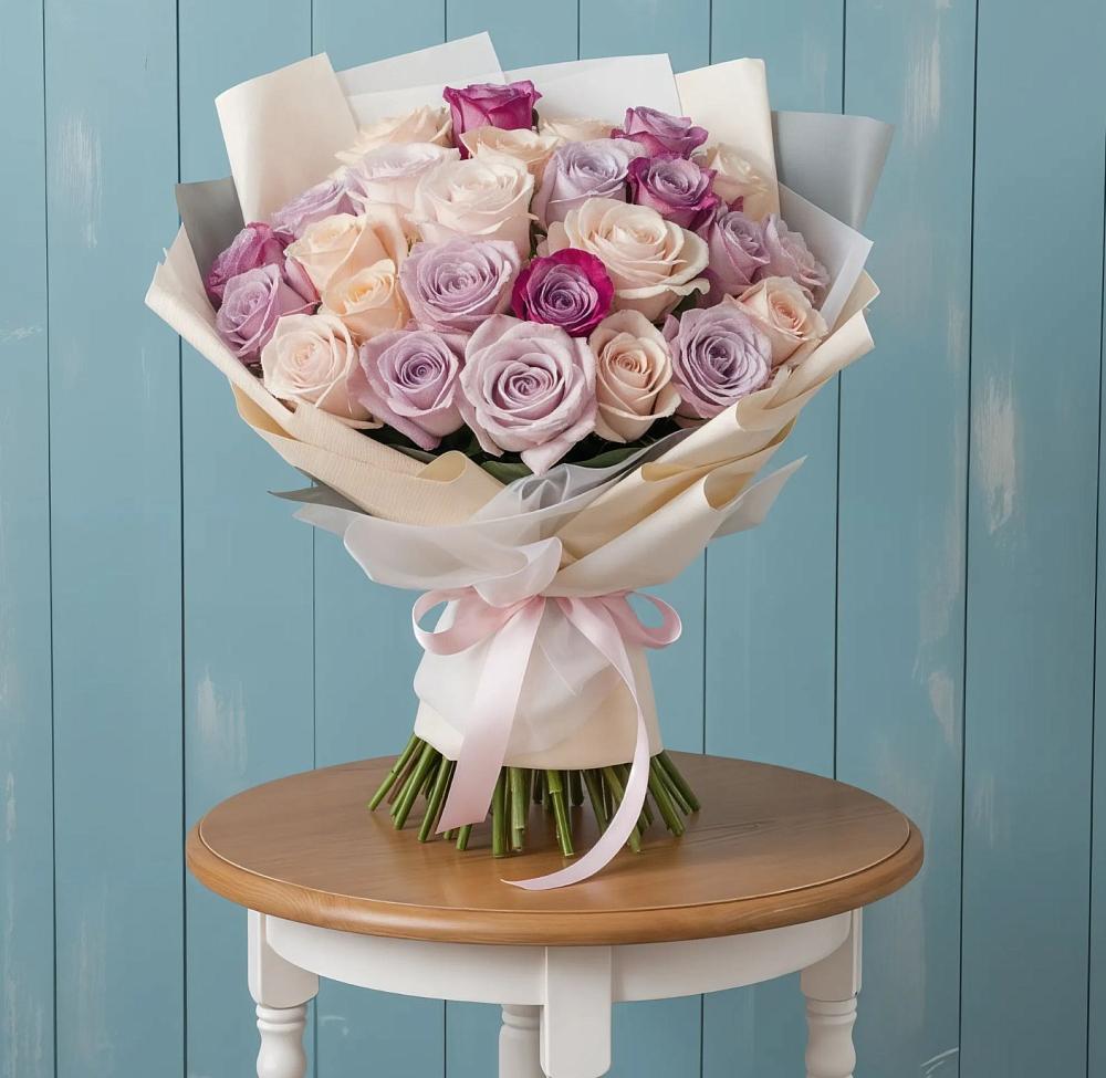 Букет цветов из: Розы в Лунино