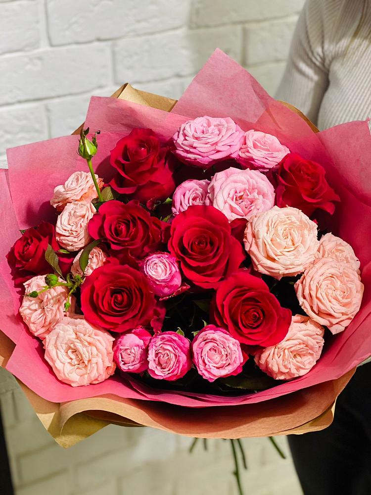 Букет цветов из: Розы в Лунино