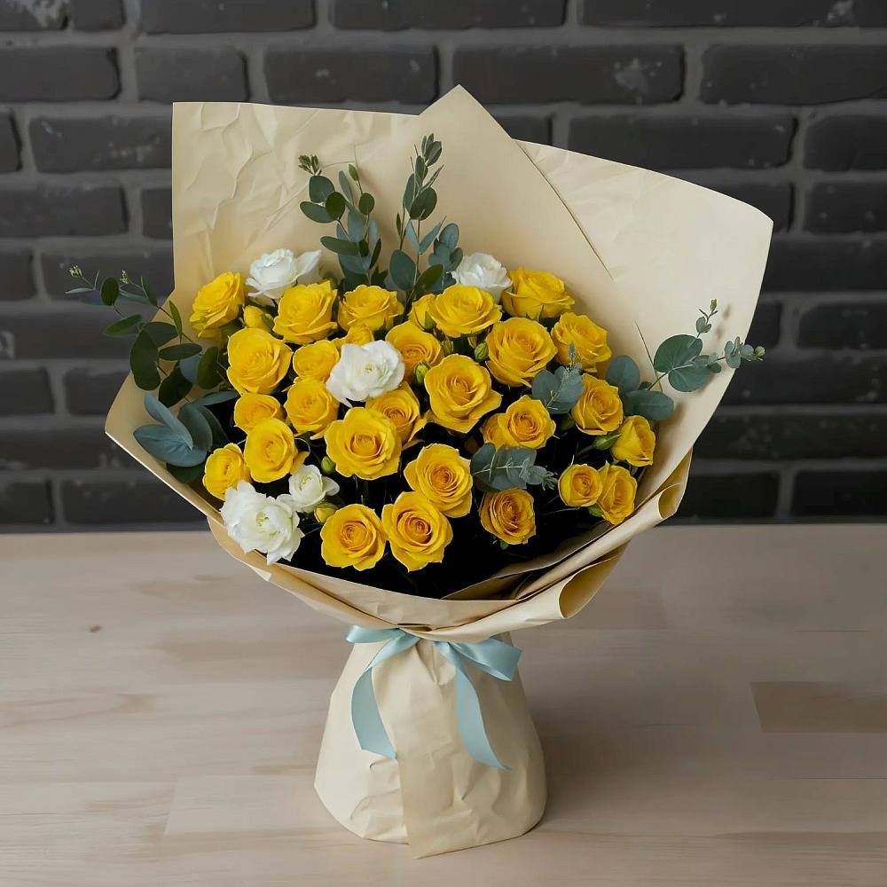 Букет цветов из: Розы в Лунино