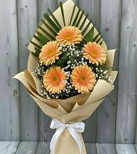 Букет цветов из:  Герберы в Лунино